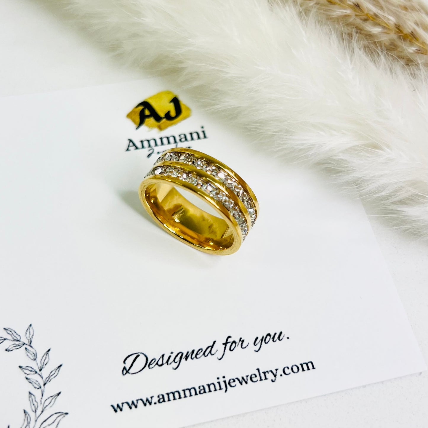 Bold Crystal Ring