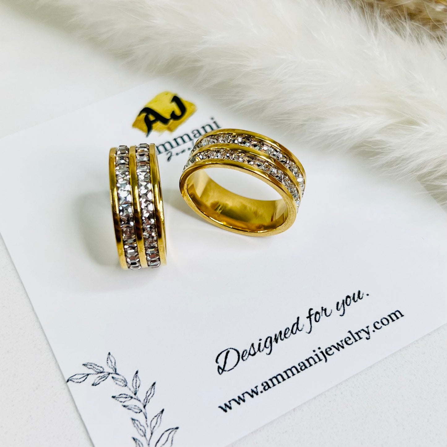Bold Crystal Ring